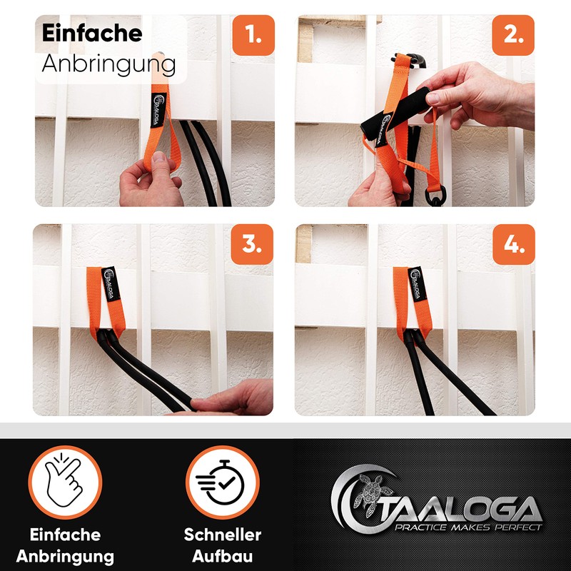 TAALOGA® 2-in-1 Pull Rope Swimming I Swimming Training I Pull