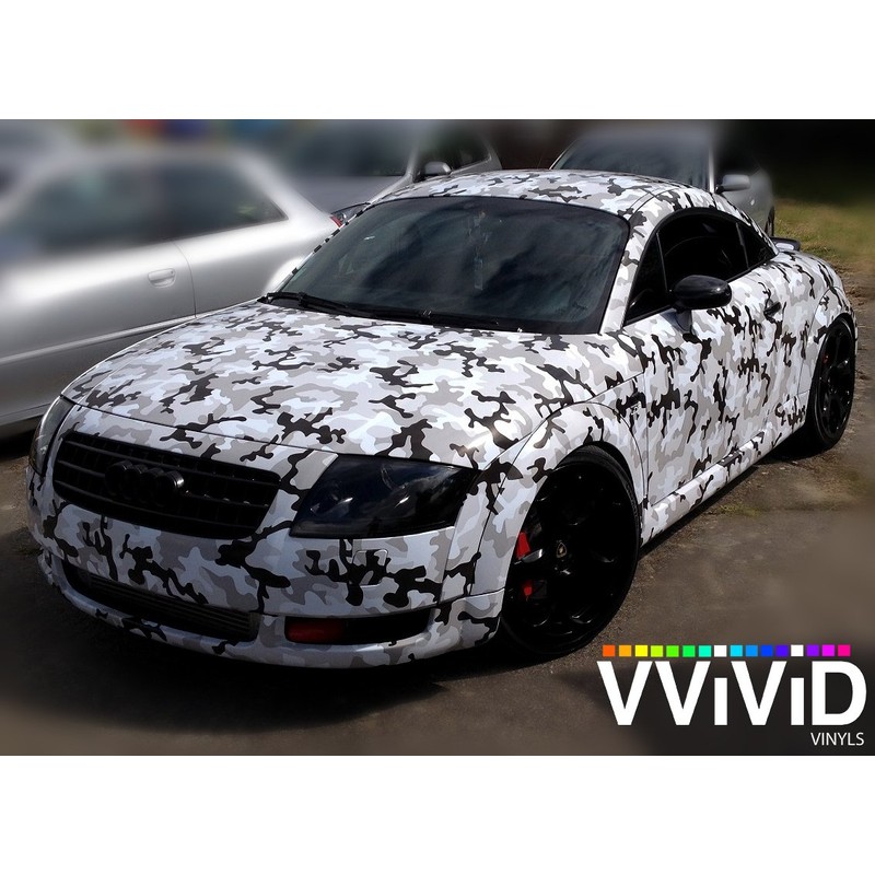 VViViD Vinyl Camouflage Pattern Wrap Air-Release Adhesive Film Sheets (2ft