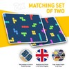 Rectangle Stickers(Set of 2) 7.5cm - Retro Arcade Game Fun