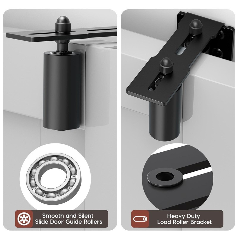 Anobeyi Heavy Duty Slide Gate Roller Guide with L Rear