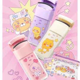 KAKAO FRIENDS Winkle Mini Heating Eyelash Curler 1ea(+Pouch), Option:Ryan