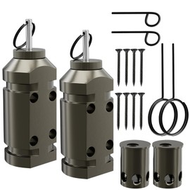 MTGSTOCL 2 Pack Upgraded Perimeter Trip Alarm 12 Gauge Camping Trip Wire Alarm Device with .22 Adapter, Early Warning Security System for Outdoor and Property Safety