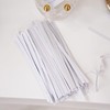 EPCDBBRT 300 Pieces Candy Twist Ties, Brown, White, Black, Iron