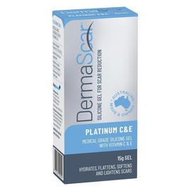 DermaScar Ultra Gel Platinum with Vitamin E & C 15g