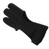 Bow Arrow Finger Guard Competition Archery 3 Fingers Glove Adjustable