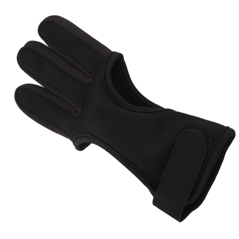 Bow Arrow Finger Guard Competition Archery 3 Fingers Glove Adjustable