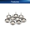 Yinpecly Upholstery Nails Tacks 0.75" Head Dia Stainless Steel Modern