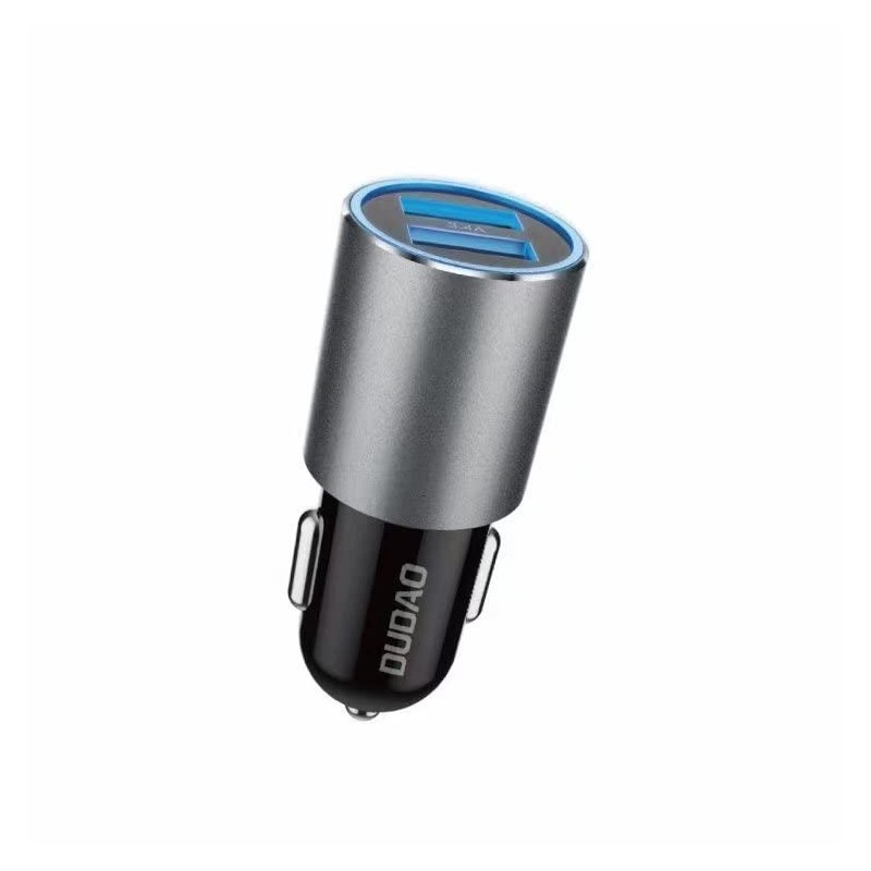 Dudao Car Charger 2 x USB 3.4A Grey R5S