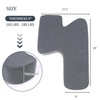 HOMBYS Leg Pillow for Sleeping, 4" Thick Z Shape Memory