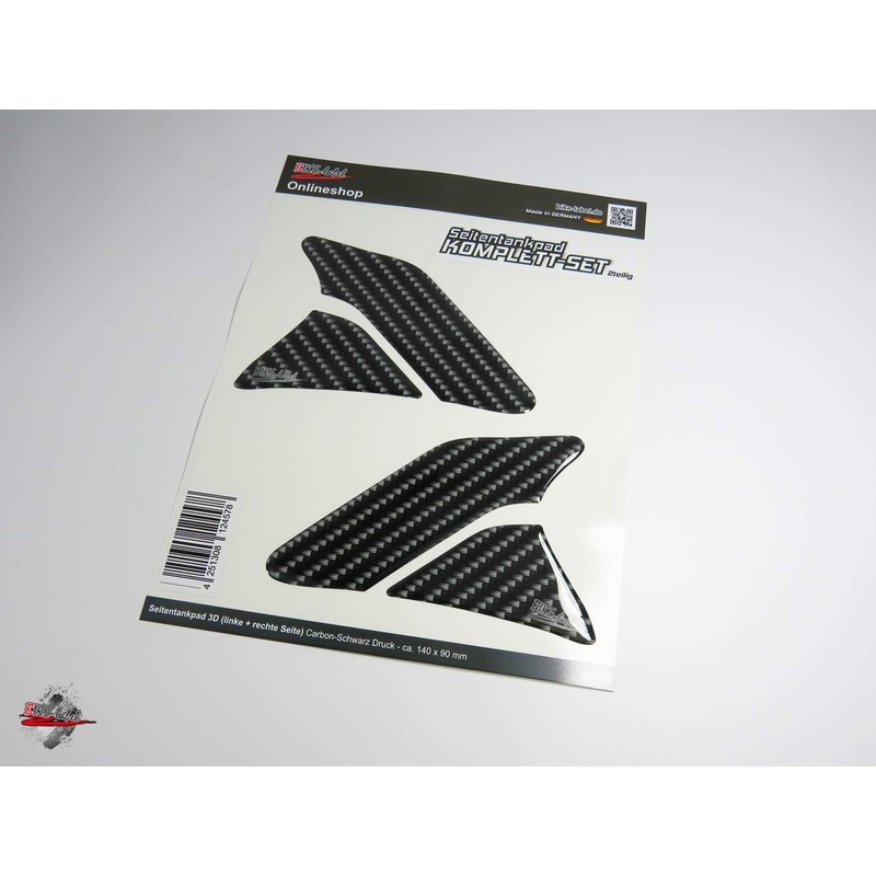 BIKE-label Tank Pad Side Carbon Black Compatible with Honda 800702