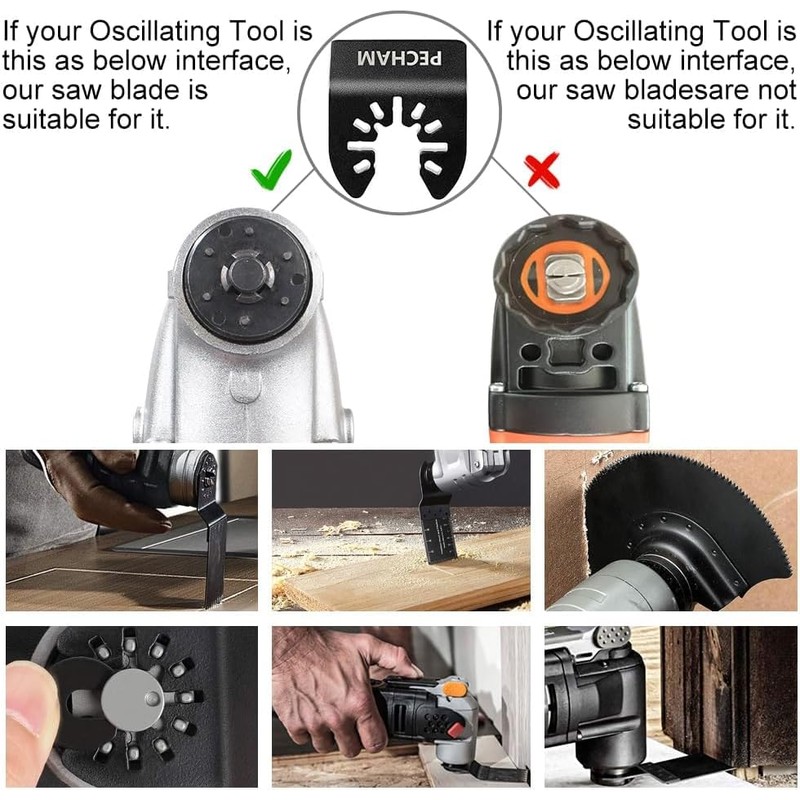 PECHAM 22-Piece Multifunctional Tool Blades