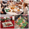 Toplive Christmas Placemats, Set of 6 Elegant Winter Table Mats
