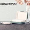 HAKUKU Jabón de Viaje, Bandeja de Jabón de Baño Portátil
