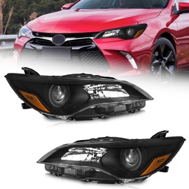 WEELMOTO Faros compatibles con Toyota Camry XLE LE SE 2015, 2016, 2017, modelos de fbrica solo [sedn de 4 puertas], repuesto para faros delanteros... 