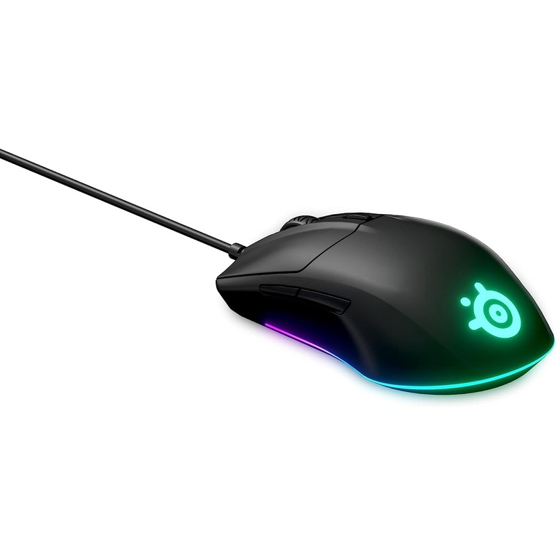 SteelSeries USB Gaming Mouse Wired Lightweight Low Latency Mechanical Switch