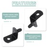 sourcing map 30Pcs Shelf Support Pegs, 5mm L-Shaped Bracket with