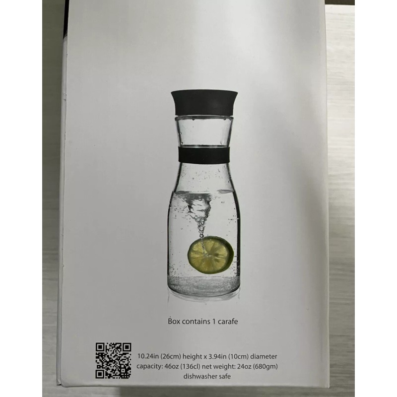TAG Viva Scandinavia Tag Carafe, 46 Fl Oz Capacity, Glass,
