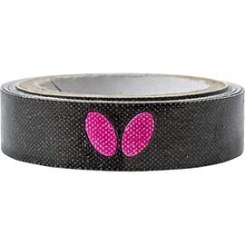 Butterfly Side Tape to Protect The Edges of Your Rubber and Blade for Table Tennis/Ping Pong Paddles - Color Black/White/Magenta - Width 6mm - Rolls Come in 10m (20 Rackets) and 50m (100 Rackets)