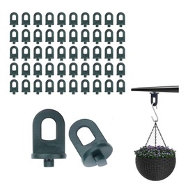 50 Pcs Greenhouse Twist Clips – Plastic Clips for Netting, Shading & Hanging Pots – Garden Greenhouse Accessories for Vines, Cables, Mesh, Ideal for Green House Use