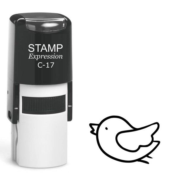 stampexpression - Happy Baby Worm with Mohawk Self Inking Rubber