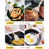 Pack of 2 Silicone Cooking Spatula, Heat Resistant Solid Turner,