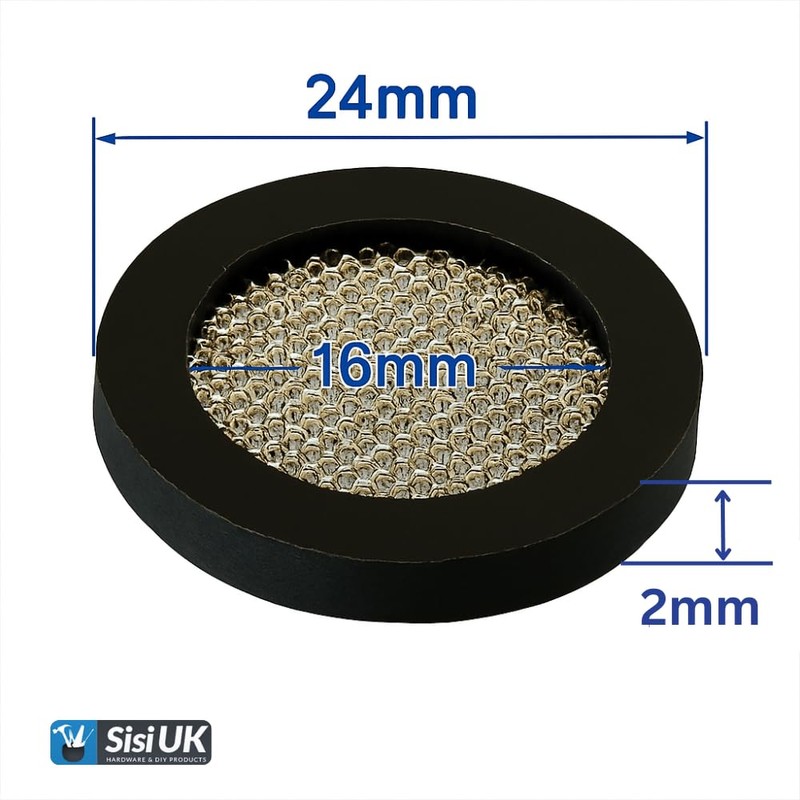 SISI UK Inlet Hose Filter Mesh Washers 3/4" Universal Tap