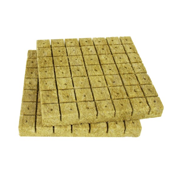 TEXALAN(R) 1.5"X1.5"X1.5" Rockwool Hydroponic Starter Plug Soilless Cultivation Grow Cubes