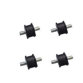 Soporte de goma hexagonal de doble rosca M8, soporte aislador de goma antivibración, soporte de aislamiento de vibración para bomba de calor mini split, compresor de aire, motor de garaje, motor
