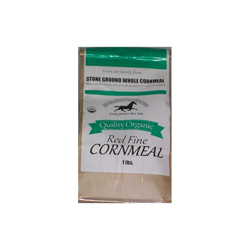Organic Bloody Butcher (Red) Cornmeal, Fresh Stone Ground, Farmer Direct,
