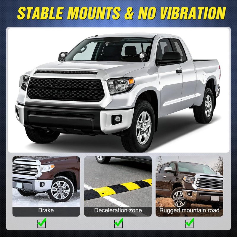 Nilight Ditch Light Brackets Hood Hinges Mount Bracket Kit for