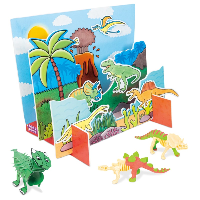 Galt Toys, Create and Discover - Dino Craft, Craft Kits