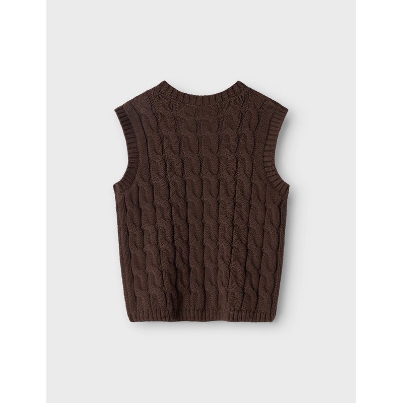 NAME IT Boy Knitted Vest Regular Fit, Bracken