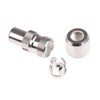2 x Male Coax/ Coaxil TV Aerial Connector Plug for
