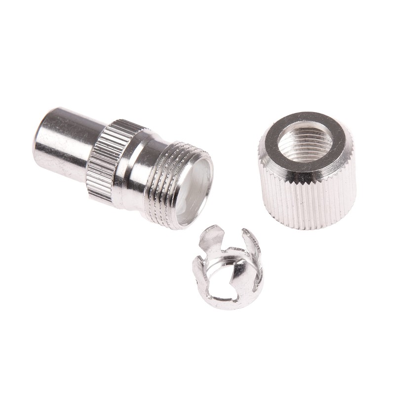 2 x Male Coax/ Coaxil TV Aerial Connector Plug for