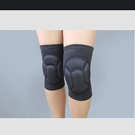 BOER Knee Supporter, Set of 2, Sports [For Both Knees], Knee Pads, Black