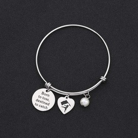 HOLLP Born to Toss Destined to Catch Bracelet Perfect Gifts for Women (Color Guard Bracelet)