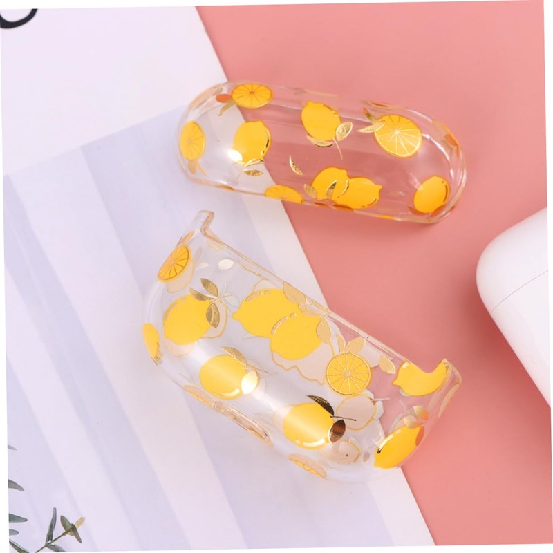 iplusmile 1Pc Lemon Protective Case for Transparent and Lightweight Cover