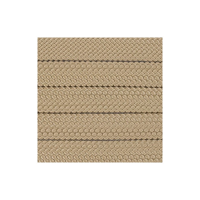 1 Inch PolyPro Rope - Soft Flat Hollow Braid (Tan,
