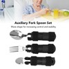 Adaptive Utensils Non Slip Handle Hemiplegia Aid Utensils Elderly Fork