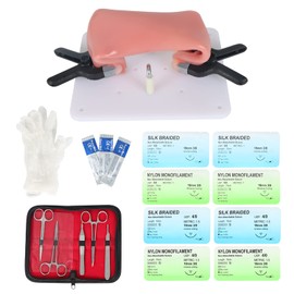 LAPLAY Surgical Training Simulated Gut Model Skin Suture Practice Laparoscopic Surgery Training Suture Ligation Pad (New Upgrade)