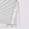 Pluma estilográfica Hong Dian 920 de metal blanco, punta extra