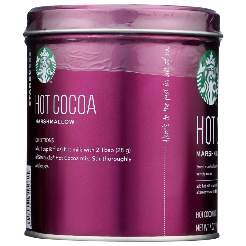 Starbucks Hot Cocoa, Marshmallow, 7 Ounce