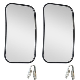 2pcs 58720-23320-71 Forklift Rearview Mirror 4.625" x 8" for Toyota Forklift 7FD10-45 7FG10-45 8FD10-30 8FG10-30 7FB10-30