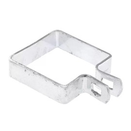 Plum Fittings 2 1/2" Square Brace Bands with Bolts and Nuts for Chain Link Fence (Pack of 10)