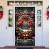 Saoplasa Christmas Cardinal Door Cover Decoration 71 x 35 Inch