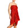 PANASIAM Sarong Orange Shades Scarf Beach Towel Wrap Dress Soft