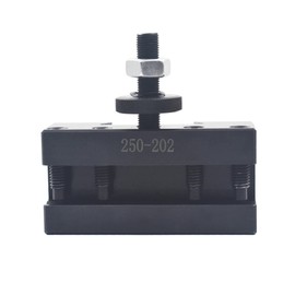 waltyotur BXA 250-202 Boring Turning Tool Holder, Quick Change Turning and Facing Lathe Tool Post Holder CNC Turning Quick Tool Post Holder 10-15 Inch Swing