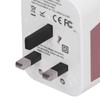 International Power Adapter Travel Plug with 4 USB Ports for