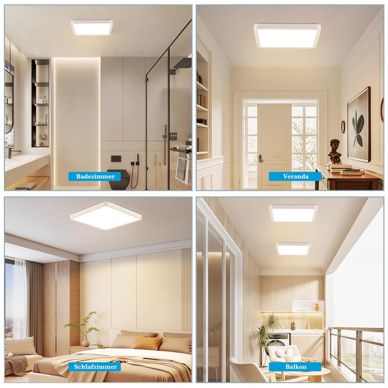 Laittiin Ceiling Light LED Ceiling Light Flat - 23 cm
