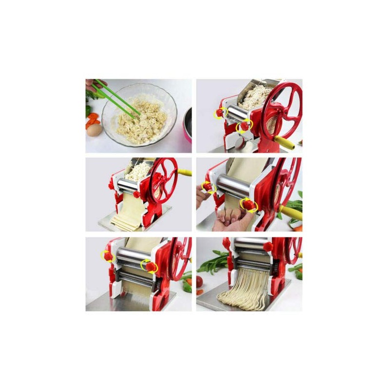 Pasta Maker, Noodle Pasta Maker Roller Machine, Mult-functional Manual Stainless